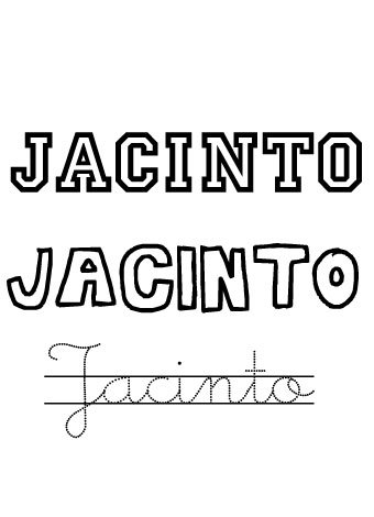Jacinto. Nombres para niños