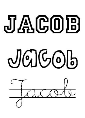 Jacob. Nombres para niños