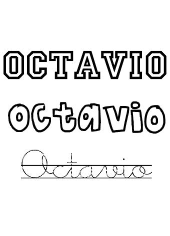 Octavio. Nombres para niños