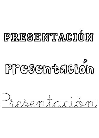 Presentación. Nombres para niñas