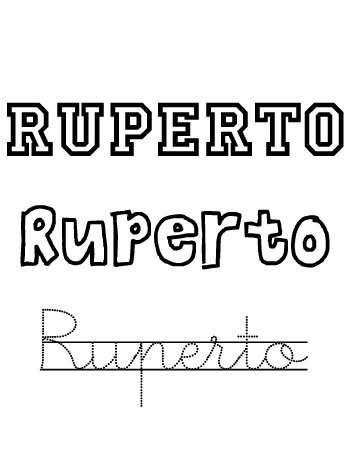Ruperto. Nombres para niños Ruperto. Nombres para niños