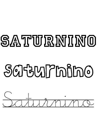 Saturnino. Nombres para niños Saturnino. Nombres para niños