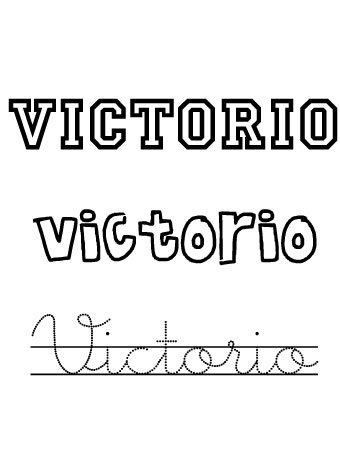 Victorio. NOmbres para niños