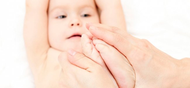 Masajes para bebés