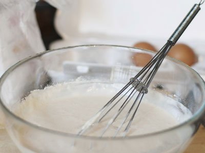 Crepes de Salchicha. Paso 1