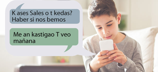 Faltas de ortografía de los niños derivadas del uso de la tecnología