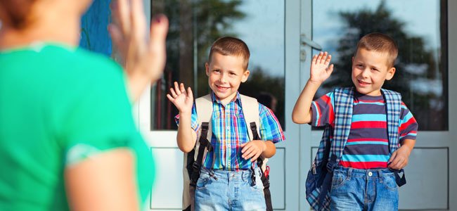 Gemelos en el colegio Gemelos en el colegio