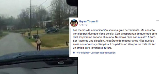 El ejemplar castigo de un padre a su hijo por hacer bullying que se ha  hecho viral