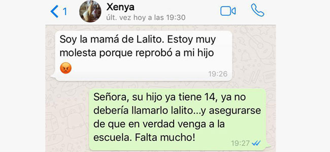 La ejemplar respuesta de un profesor a una madre que le intentó sobornar Respuesta de un maestro a una madre que le intentó sobornar