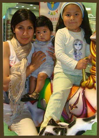 Mamá de Perú viviendo con sus hijos en España