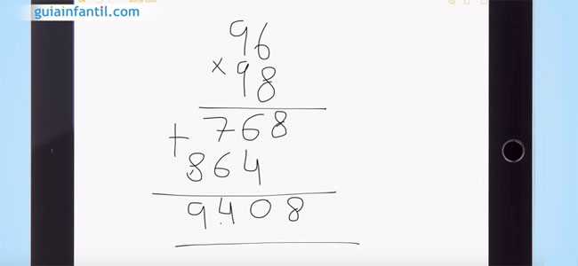 Truco para multiplicar números cercanos a 100