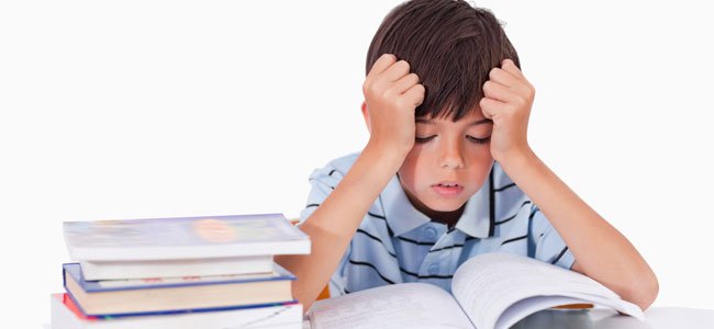 El esfuerzo y disciplina en los estudios Niño estudia