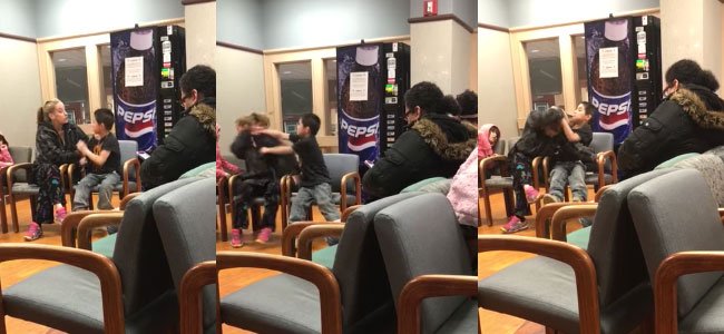 Vídeo del niño que agrede a su madre Vídeo del niño que agrede a su madre