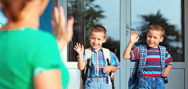 El estrés de la vuelta al colegio Niños vuelven al colegio