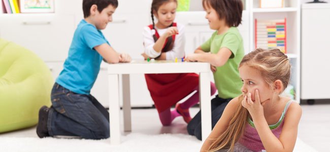 Niños con problemas para hacer amigos