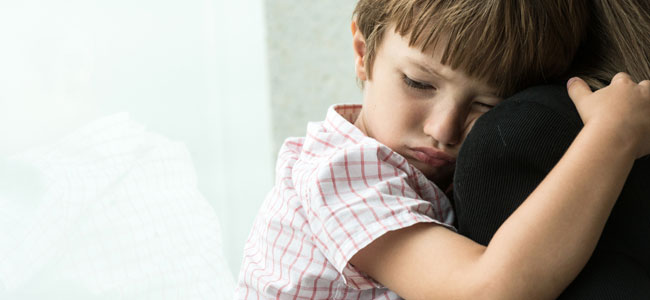 Niños que sufren emocionalmente