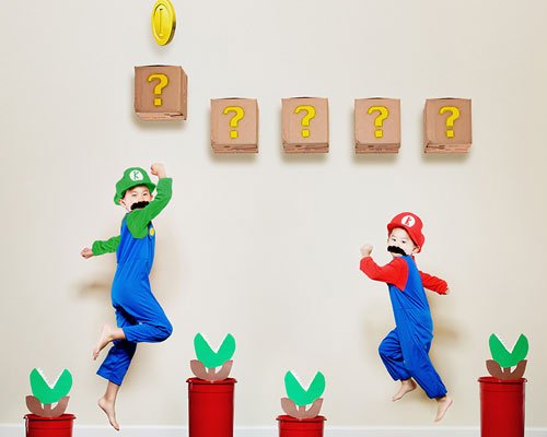 Fotos originales de travesuras de los niños en casa