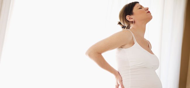 Embarazada con dolor de espalda