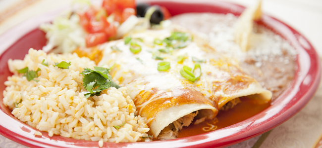 enchiladas de pollo para niños