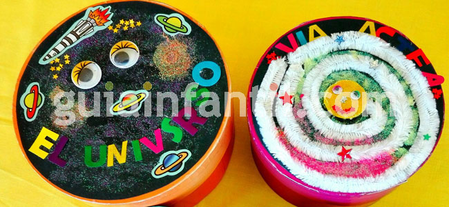 Juego de las cajas cósmicas. Manualidad Montessori Juego de las cajas cósmicas. Manualidad Montessori