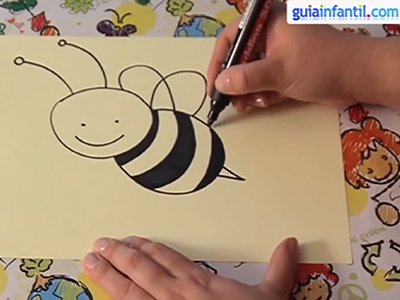 Dibujar una abeja. Paso 4 Dibujar una abeja. Paso 4.