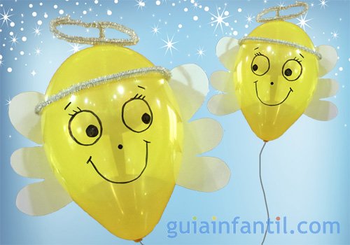 Ángel de globos. Paso 4 Ángel de globos. Paso 4