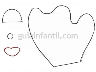 Ángel de Navidad con platos de cartón. Paso 3 Ángel de Navidad con platos de cartón. Paso 3