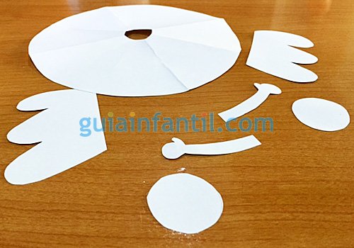 Ángel de papel para la Navidad. Paso 1 Ángel de papel para la Navidad. Paso 1