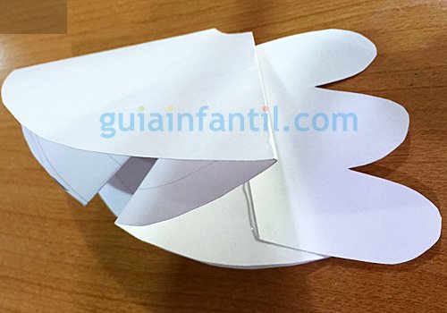 Ángel de papel para la Navidad. Paso 3 Ángel de papel para la Navidad. Paso 3