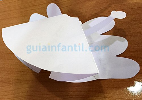 Ángel de papel para la Navidad. Paso 4 Ángel de papel para la Navidad. Paso 4