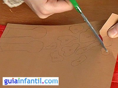 Antifaz jirafa paso 3