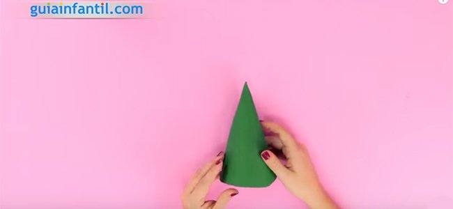 Árbol con flecos. Paso 1 Árbol con flecos. Paso 1