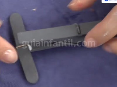 Avión con palos de helado. Paso 3 Avión con palos de helado. Paso 3