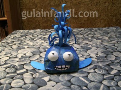 Manualidad ballena de papel. Paso 5. Manualidad ballena de papel. Paso 5.