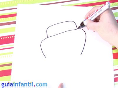 Dibujo de un barco. Paso1. Dibujo de un barco. Paso1.