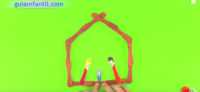 Manualidades con palos de helado. Paso 5