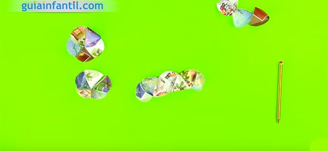 Bola de Navidad con cartón. Paso 5