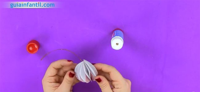 Bola de origami paso a paso. Paso 4