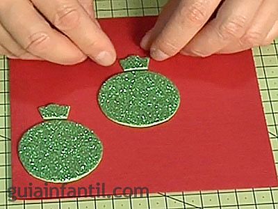 Bolas con purpurina 4