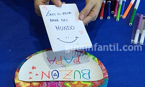 Buzón para papá. Día del padre. Paso 4