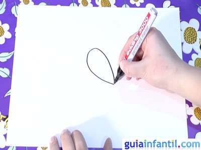 Dibuja una campanilla. Paso 1. Dibuja una campanilla. Paso 1.