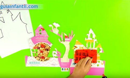 Casa encantada de Halloween. Paso 3