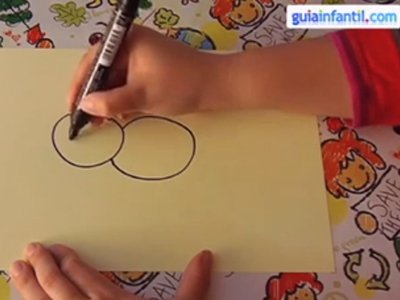 Aprende a dibujar un cerdo. Paso 1.