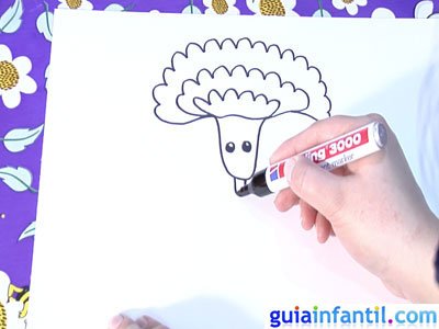 Dibujo de un clavel. Paso 2. Dibujo de un clavel. Paso 2.