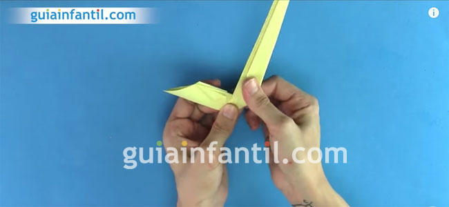 Cómo hacer una cobra de origami Cobra de origami