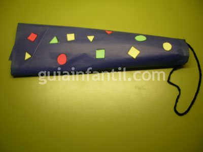 Cometa de papel. Paso 4. Cometa de papel. Paso 4.