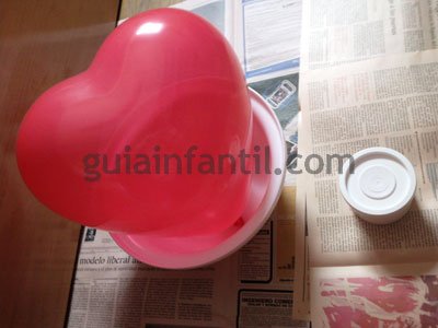Corazón de lana. Paso 1. Corazón de lana. Paso 1.