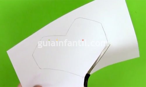 Cómo hacer un corazón de lana. Paso 1