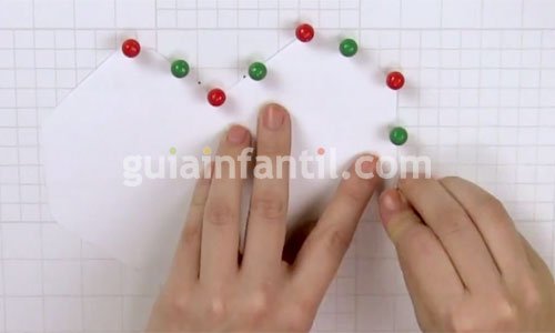 Cómo hacer un corazón de lana. Paso 2