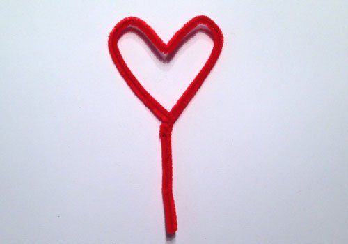 Maceta con flor de corazón. Paso 1 Maceta con flor de corazón. Paso 1